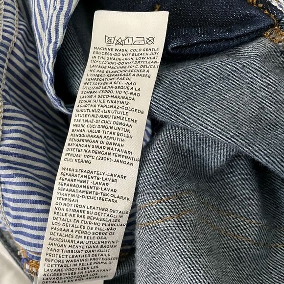 Ermenegildo Zegna Jeans Mens 36 x 28 Blue Classic Straight Leg Japanese Denim - Picture 5 of 12